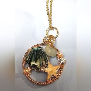 18 inch Gold Plated Charm Necklace